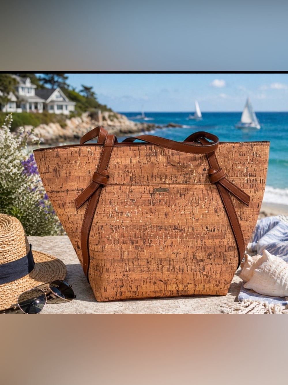 Chaps cork tote